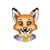Girl Fox Color PDF