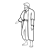 Lazarus in a Green Robe Line PNG