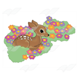 Fawn in Flowers