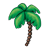 Palm Tree Color PNG