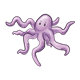 Purple Octopus without mouth