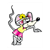 Girl Mouse Color PDF