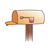 Empty Orange Mailbox Color PDF