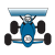 Dark Blue Racecar Color PNG