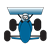 Dark Blue Racecar Color PNG