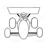 Gray Racecar