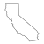 State of California Line PNG