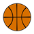 Basketball 8 Color PNG