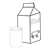 Milk Carton Line PNG