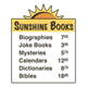 Sunshine Sign with prices of books