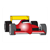 Red and Yellow Racecar Color PDF