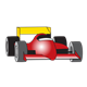 Red and Yellow Racecar 