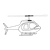Helicopter Line PNG