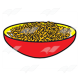 Bowl of Mathbits Cereal