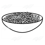 Bowl of Mathbits Cereal
