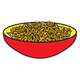 Bowl of Mathbits Cereal 