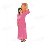Woman Carrying a Water Pot