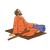Lame Man on Mat Color PNG