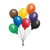 Bunch of Balloons Color PNG