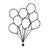 Bunch of Balloons Line PDF