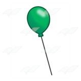 One Green Balloon