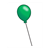 One Green Balloon Color PDF