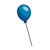One Blue Balloon Color PDF