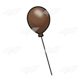 One Brown Balloon