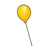 One Yellow Balloon Color PDF