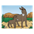 Donkeys in Desert Color PNG