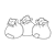 Three Bags Full Line PNG