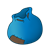 Empty Blue Bag Color PNG
