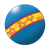 Blue Bouncy Ball Color PNG