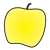 Yellow Apple Color PNG