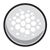 Gray Golf Ball Color PNG