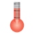 Bulb Thermometer 1 Color PNG