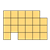 Yellow Block Shape 1 Color PNG