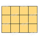 Yellow Block Shape 2