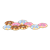 Nine Frosted Doughnuts Color PNG