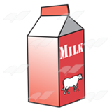 Red Milk Carton