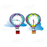 Hot Air Balloon Clocks
