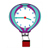 Hot Air Balloon Clock Color PDF