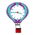Hot Air Balloon Clock Color PNG