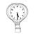 Hot Air Balloon Clock Line PDF