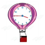 Hot Air Balloon Clock