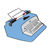 Blue Typewriter Color PDF