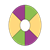 Divided Wheel Color PNG