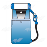 Blue Gas Pump