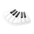 Piano Keyboard Color PNG