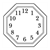 Octagon Clock Line PDF